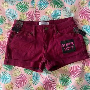 💥 [NWT] No Boundaries Red Shorts - 9 (JUNIORS)